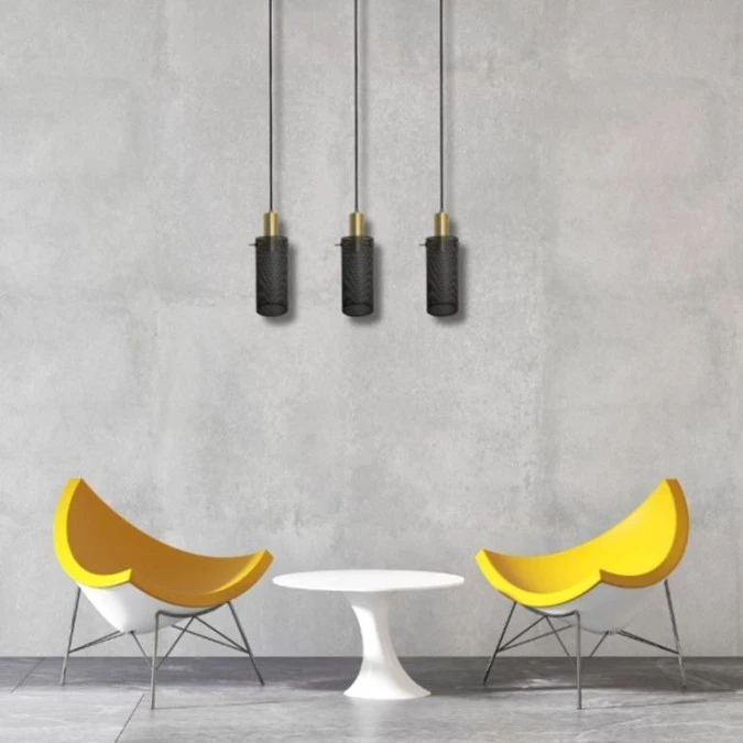 Lampa wisząca Tirana 3xE27 linia czarna LP‑945/3L BK Light Prestige - obrazek 3