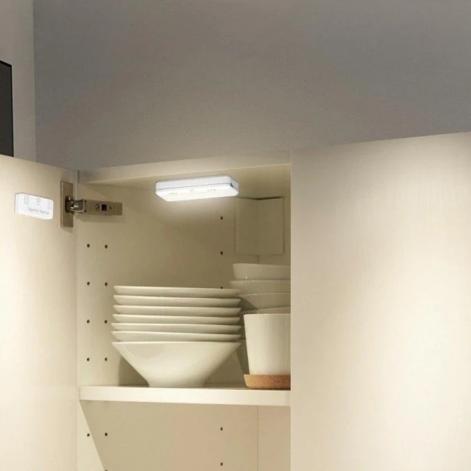 Lampka LED 0.5W do Szafki Szuflady Włącznik Magnetyczny 2x I‑LED‑A‑CABINET - obrazek 3