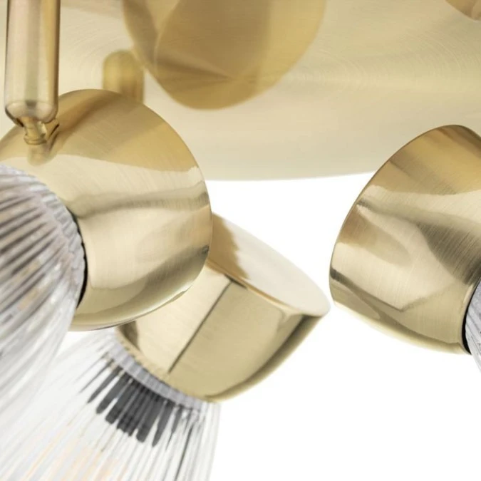 Lampa sufitowa BEST GOLD 3xE14 (round) ML9977 Milagro - obrazek 3