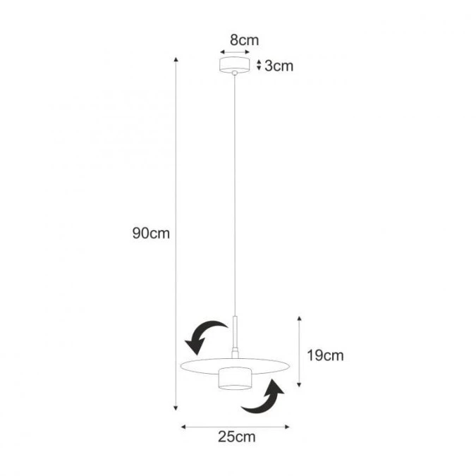 Lampa wisząca K‑5456 z serii BURGAS Kaja Lighting - obrazek 3