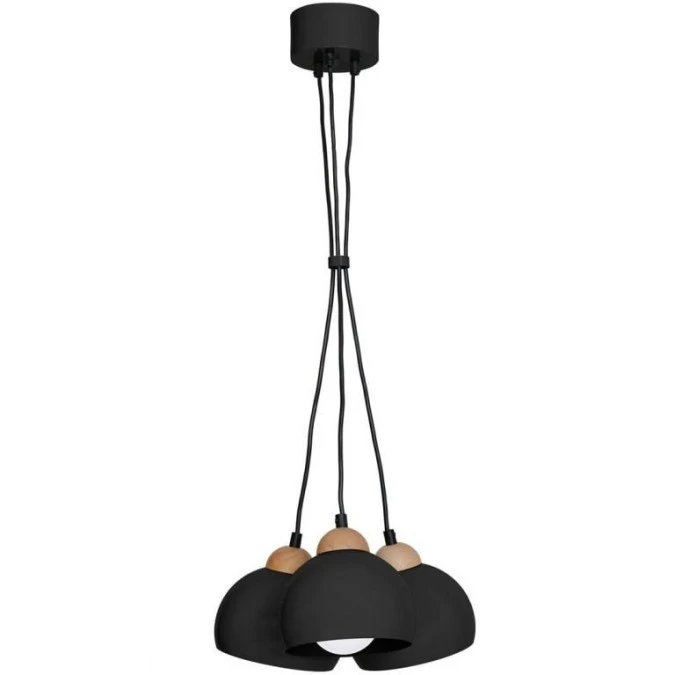 Lampa wisząca DAMA BLACK 3xE27 MLP6580 Milagro - obrazek 3