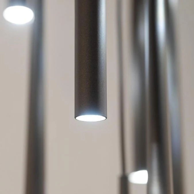 Lampa wisząca PIANO z kaskadowo zawieszonymi brązowymi kloszami 10110 TK Lighting - obrazek 3
