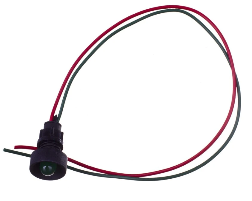 Lampka sygnalizacyjna 10mm zielona 12‑24V AC/DC KLP 10G/24V 84410005 - obrazek 1
