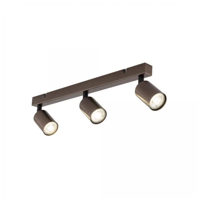 Lampa sufitowa brązowa 3x reflektorki na listwie TOP BROWN 6181 TK Lighting - obrazek 2
