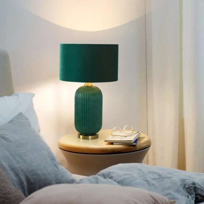 Lampa stołowa Tamiza duża 1xE27 zielona LP‑1515/1T big green Light Prestige - obrazek 3