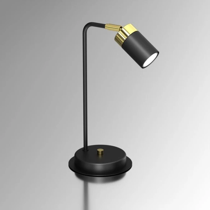 Lampka nocna JOKER BLACK/GOLD 1xGU10 MLP7534 Milagro - obrazek 1