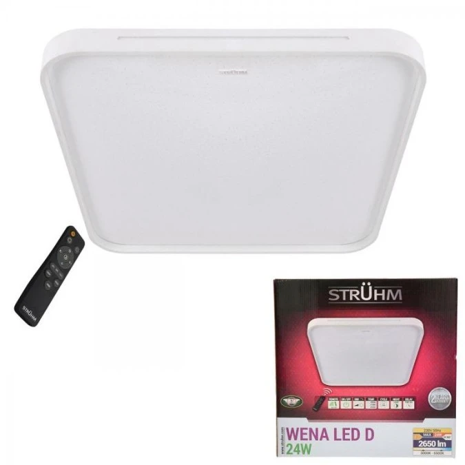 Lampa sufitowa plafon WENA LED D 24W + pilot 04010 STRUHM - obrazek 1