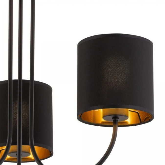 Lampa sufitowa TORENS 3 ‑ punktowa Czarno złoty 4594 TK Lighting - obrazek 2