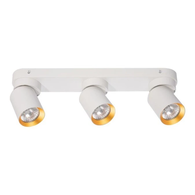 Lampa sufitowa Andy 3xGU10 Biały + Złoty ML9936 Milagro - obrazek 1