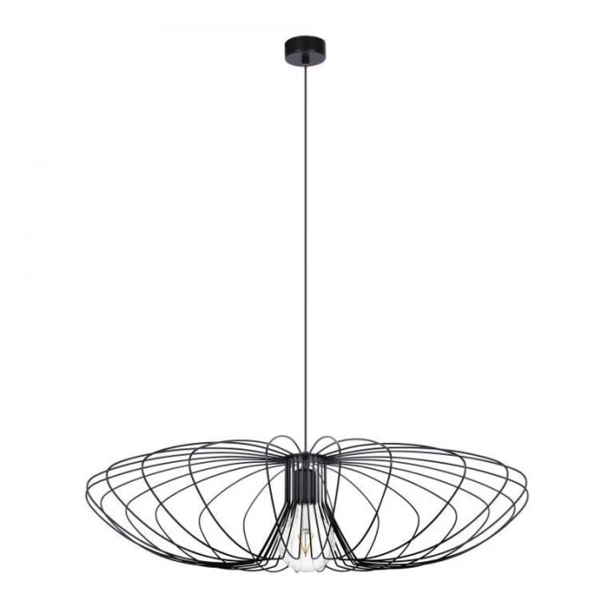 Lampa wisząca dekoracyjna w stylu industrialnym czarna z serii TIZI K‑3409 Kaja Lighting - obrazek 3