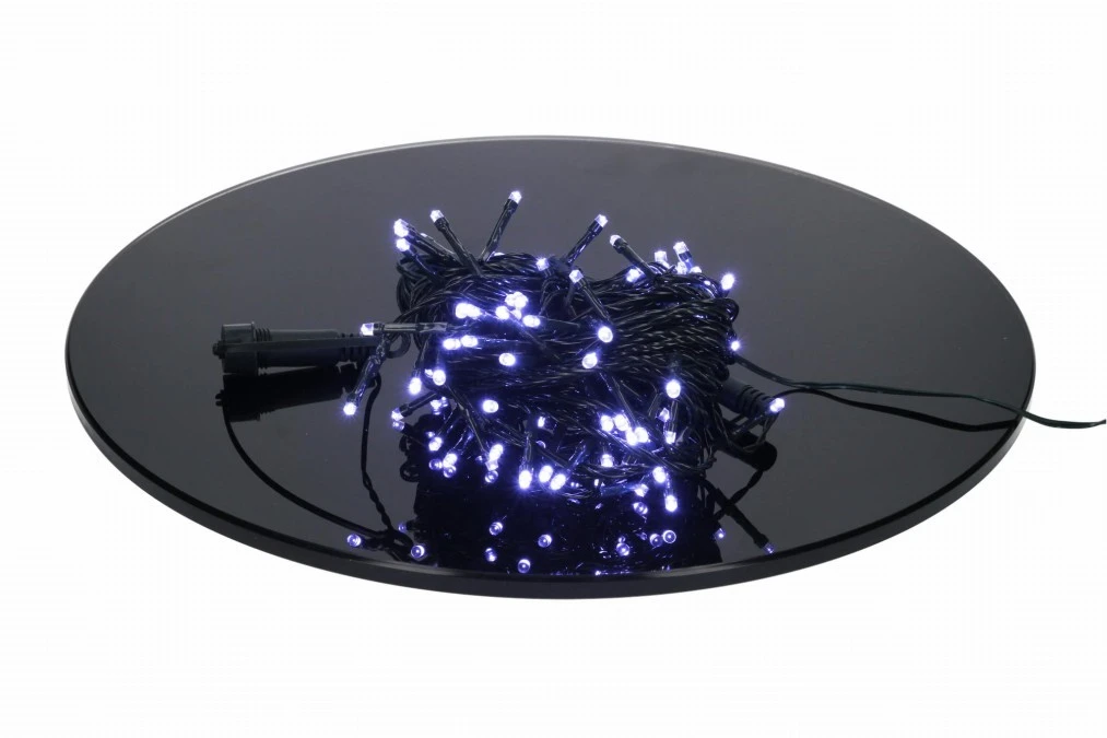 Lampki Bulinex 100led białe zimne 9 9m z dodatkowym gniazdem sznur - obrazek 2