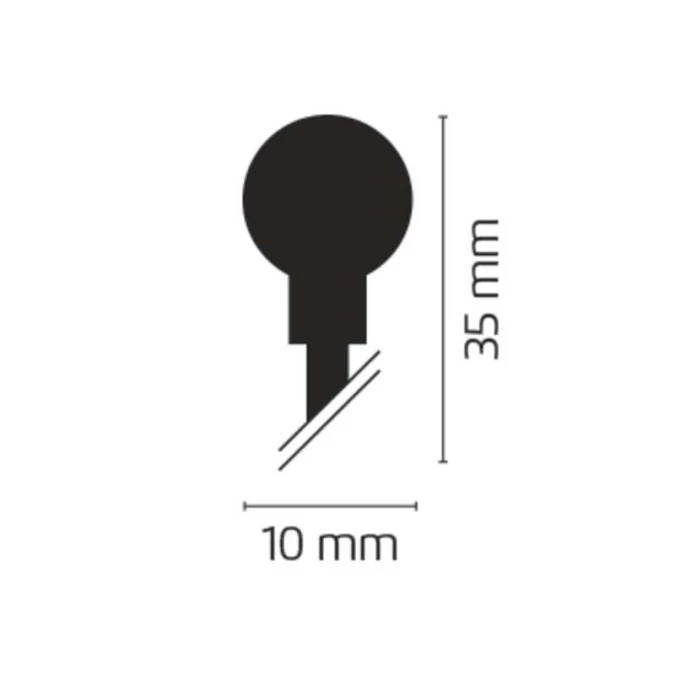 Lampki choinkowe kulki XMAS cherry 3,6W 80LED 8m IP44 /8 programów/ zimna biała D5AC06 - obrazek 3