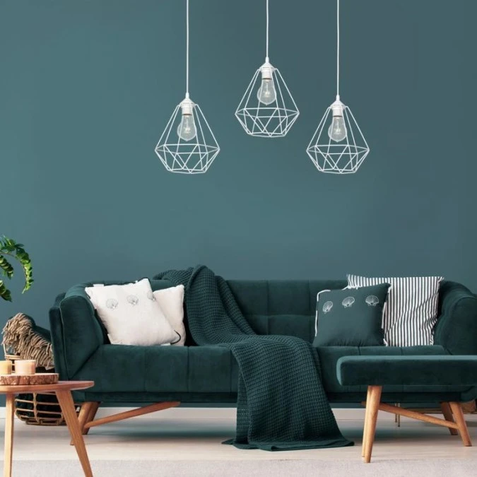 Lampa wisząca BASKET WHITE 3xE27 MLP7213 Milagro - obrazek 3