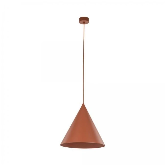 Lampa wisząca z kloszem w ceglanym kolorze CONO E27 Brick 10065 TK Lighting - obrazek 1