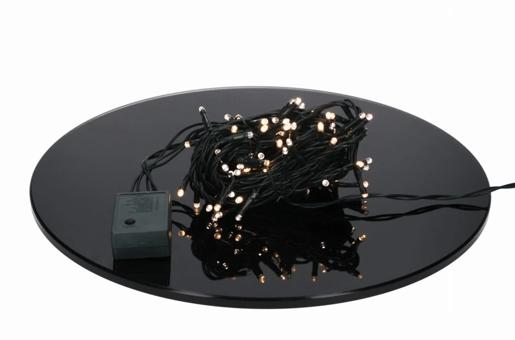 Lampki Bulinex 80led białe ciepłe 7,90m płynące sznur - obrazek 2