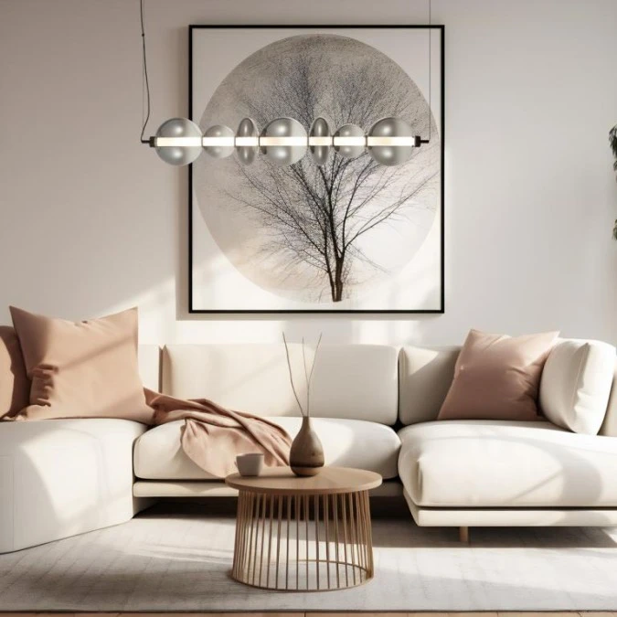 Lampa wisząca DAPHNE SMOKED 40W ML0348 Milagro - obrazek 3