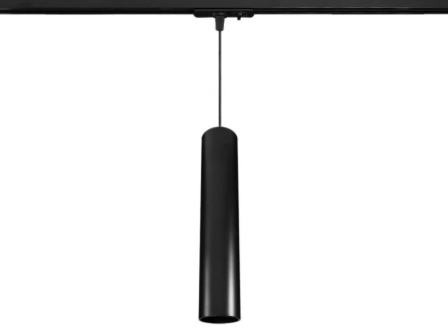 Lampa Szynowa Wisząca 30cm na GU10 Czarna Jednofazowa - obrazek 2