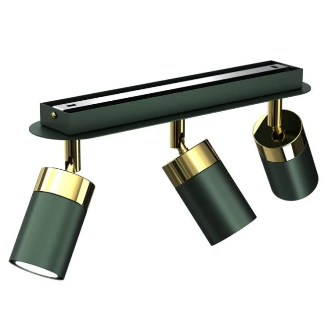Lampa sufitowa JOKER GREEN/GOLD 3xGU10 MLP7719 Milagro - obrazek 3