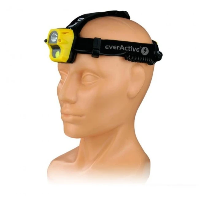 Latarka czołowa, czołówka diodowa everActive Cobra HL‑250 2xLED SENSOR - obrazek 3