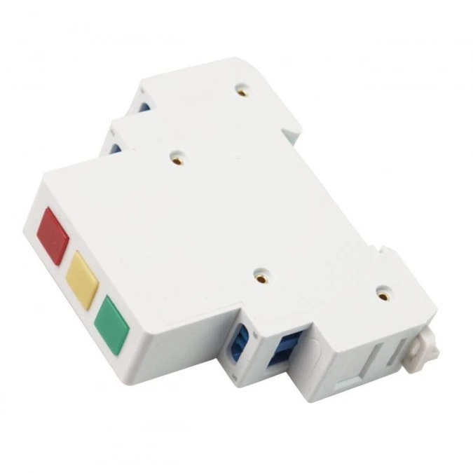 Lampka modułowa 3‑fazowa LCD czerwona/ żółta/ zielona MWN‑3F - obrazek 2