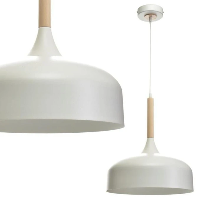 Lampa wisząca TAYLOR WHITE 1xE27 60W MLP6217 Milagro - obrazek 2