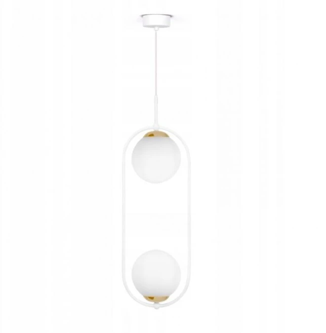 Lampa wisząca ARLENA, białe szklane klosze, na E14 do salonu K‑5301 Kaja Lighting - obrazek 1