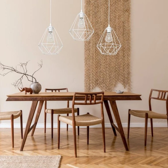 Lampa wisząca BASKET WHITE 3xE27 MLP7213 Milagro - obrazek 2