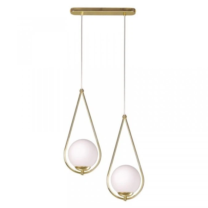 Lampa wisząca designerska elegancka do jadalni z serii NEVE GOLD K‑4776 Kaja Lighting - obrazek 1