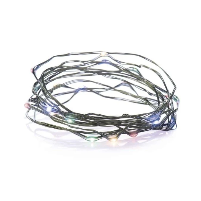 Lampki choinkowe XMAS nano TIMER 2,4W 40LED 4m IP44 multikolor D3AM01 - obrazek 1