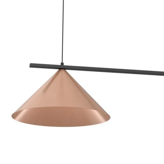 Lampa wisząca CAPITAL CZARNY‑MIEDZIANY 2XGX53 MLP0944 Milagro - obrazek 2