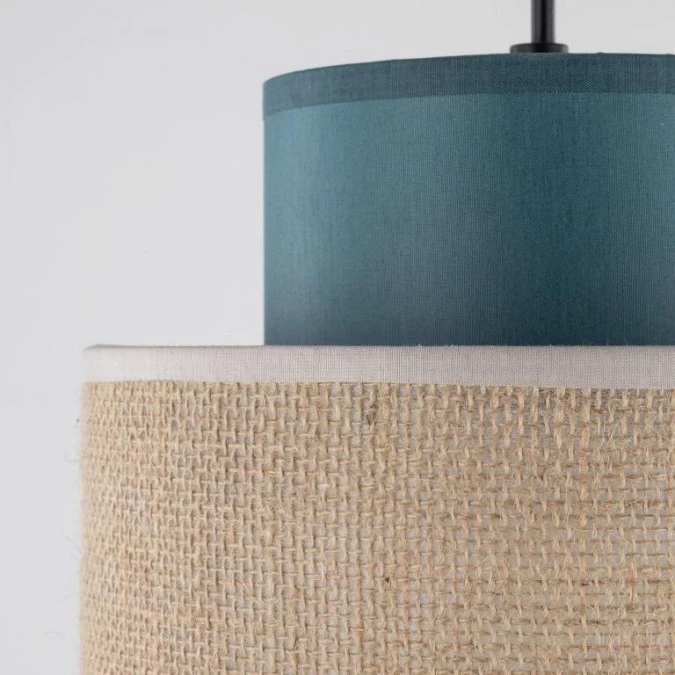 Lampa wisząca z podwójnym kloszem DUO JUTA GREEN na E27 3257 TK Lighting - obrazek 2