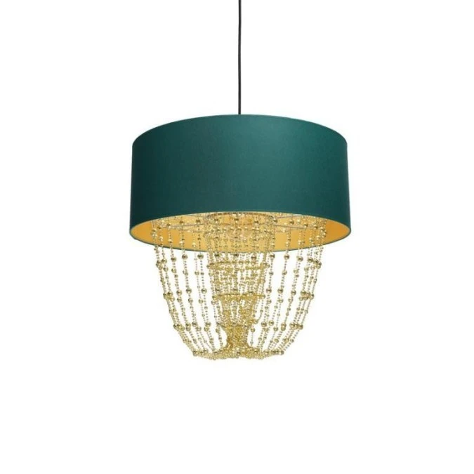 Lampa wisząca ALMERIA GREEN/GOLD 1xE27 MLP6452 Milagro - obrazek 3