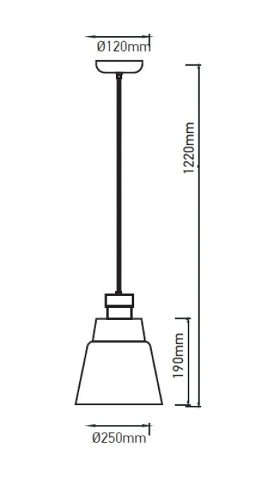 Lampa Wisząca VT‑7444 7W 4000K Biała 3931 - obrazek 2
