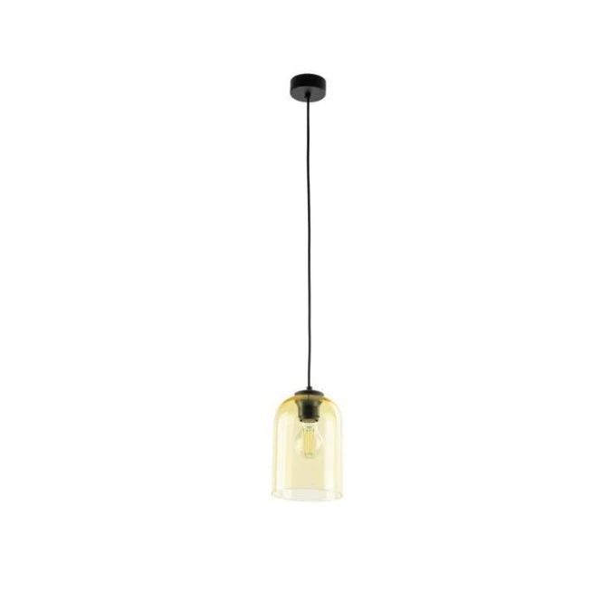 Lampa wisząca z żółtym, szklanym kloszem na 1xE27 MOLLY YELLOW 1 10297 TK Lighting - obrazek 1