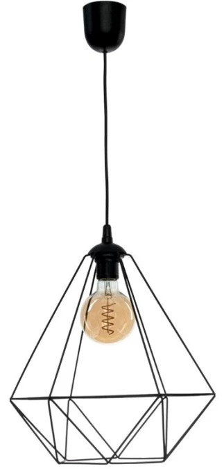 Lampa wisząca BASKET BLACK 1xE27 MLP7214 Milagro - obrazek 1