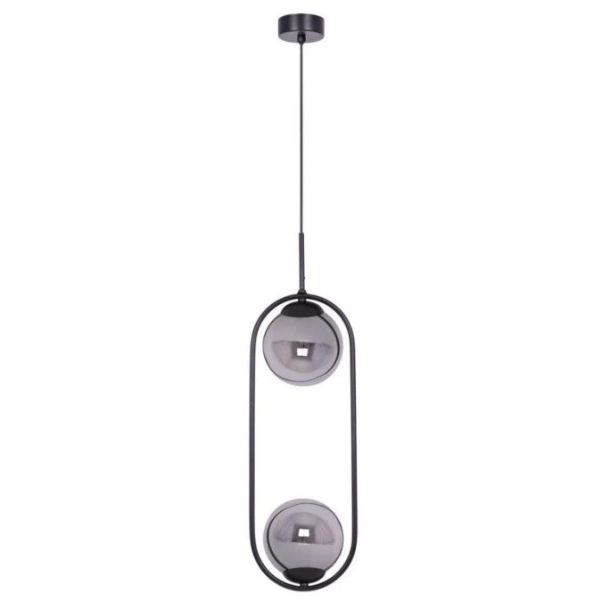 Lampa wisząca z grafitowymi szklanymi kloszami DAVOS na E27 K‑5111 Kaja Lighting - obrazek 1