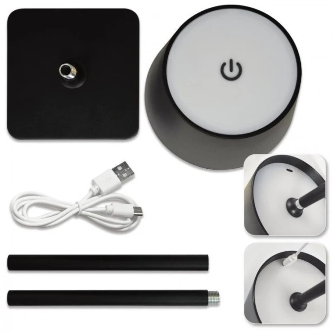 Lampka stołowa TL‑06 LED 3W BLACK - obrazek 1