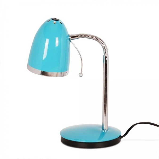 Lampka biurkowa KAJTEK, klasyczna w kolorze turkusowym na E27 K‑MT‑200 TURKUSOWY Kaja Lighting - obrazek 3