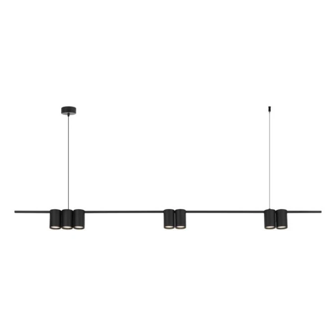 Lampa wisząca (listwa) GENESIS BLACK 7xGU10 ML0370 Milagro - obrazek 1