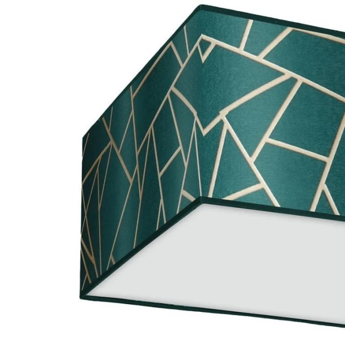 Lampa sufitowa ZIGGY GREEN Gold/Bottle green 2xE27 MLP7574 Milagro - obrazek 2