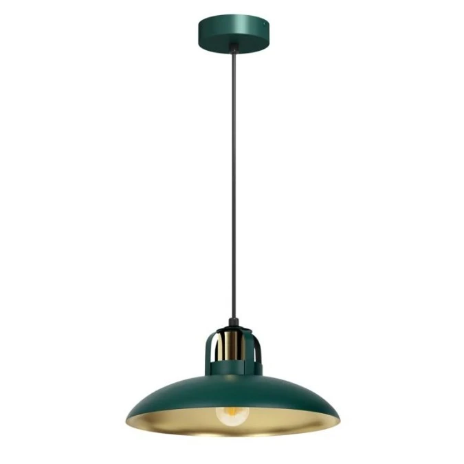 Lampa wisząca FELIX GREEN/GOLD 1xE27 MLP7709 Milagro - obrazek 1