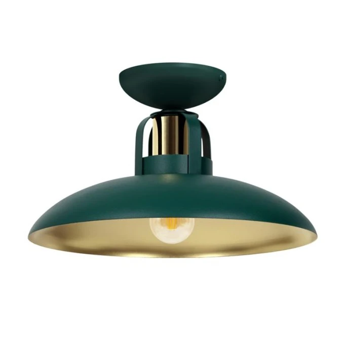 Lampa sufitowa FELIX GREEN/GOLD 1xE27 MLP7708 Milagro - obrazek 1