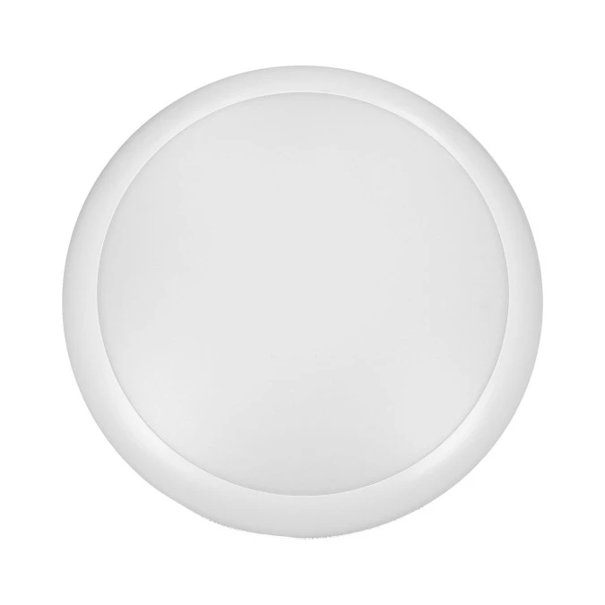 LAPIS LED 12W, plafon oświetleniowy z mikrofalowym czujnikiem ruchu, 800lm, IP65, 4000K, IK10, poliwęglan mlecz,AD‑PL‑6118WLPMM4