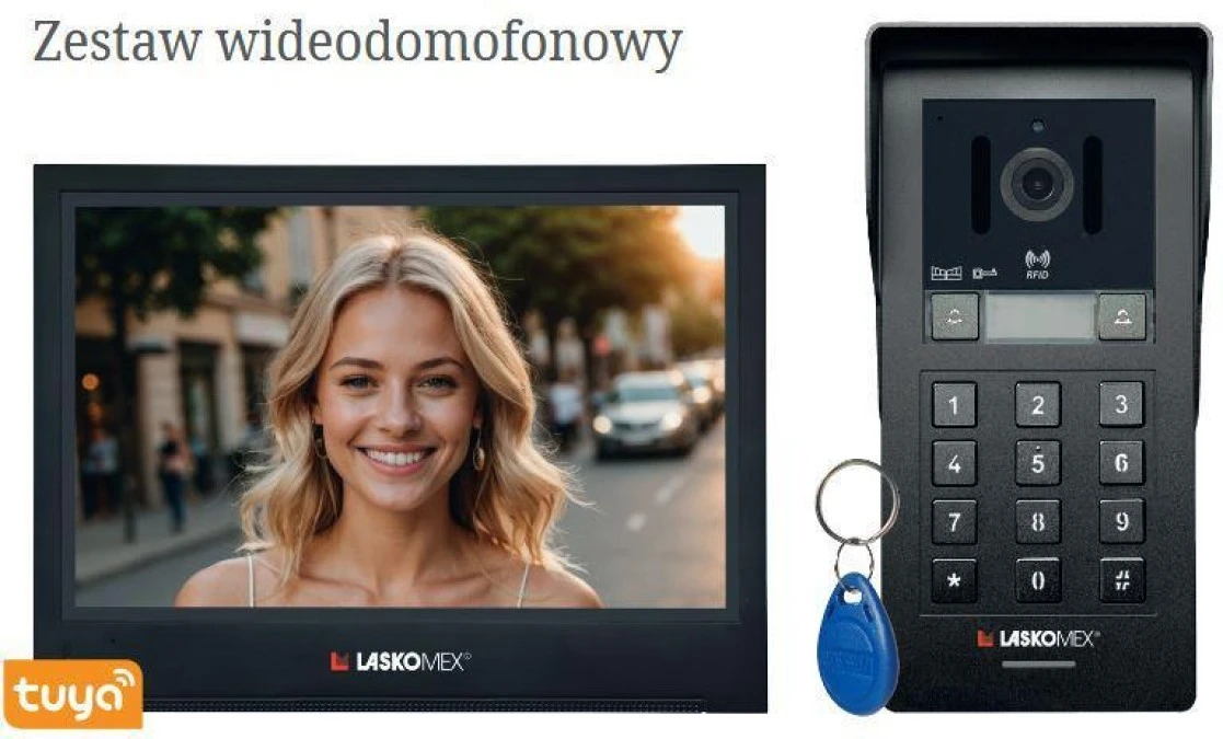 Laskomex Zestaw wideodomofonowy 2‑ wire IP GEMINI ZEST