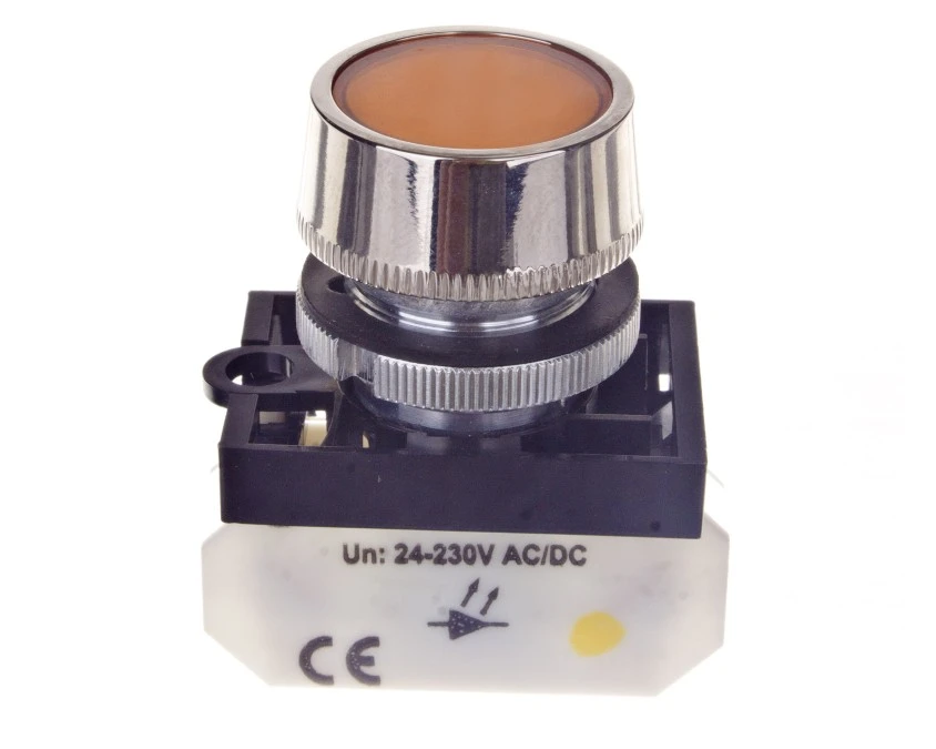 Lampka LED NEK22MLD 24‑230V AC/DC żółta W0‑LDU1‑NEK22MLD G - obrazek 1