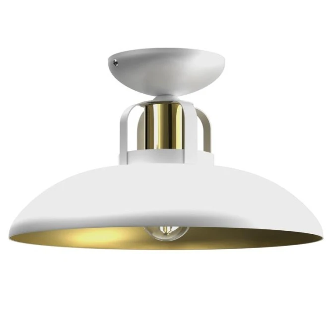 Lampa sufitowa FELIX WHITE/GOLD 1xE27 MLP7703 Milagro - obrazek 1