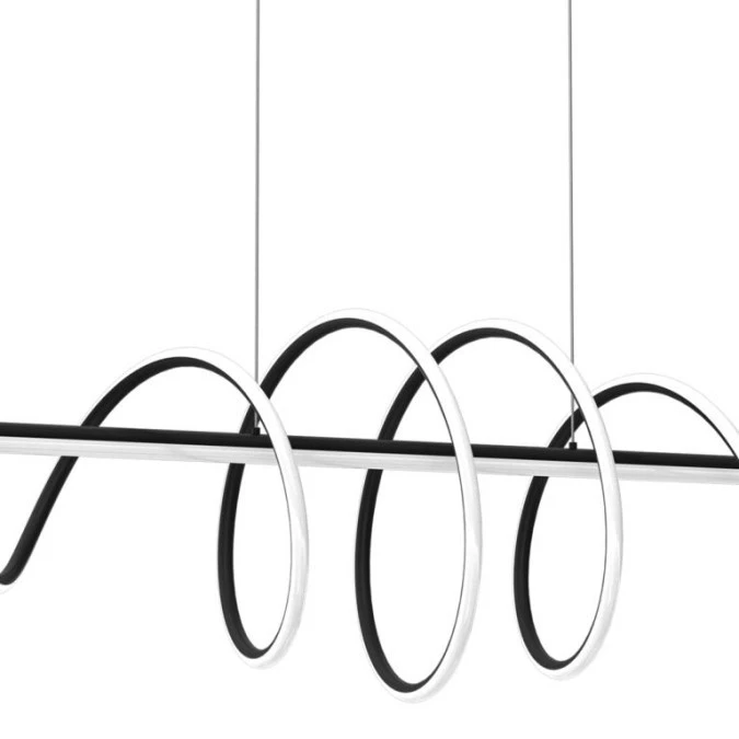 Lampa wisząca TWIST BLACK 90W LED ML8608 Milagro - obrazek 3