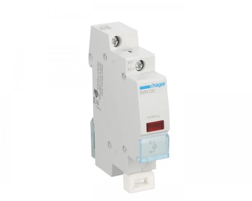 Lampka modułowa 1‑fazowa czerwona 12‑48V AC SVN132 - obrazek 3