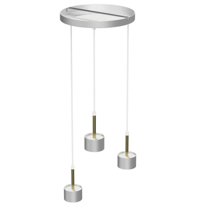Lampa wisząca ARENA WHITE/GOLD 3xGX53 MLP7756 Milagro - obrazek 3