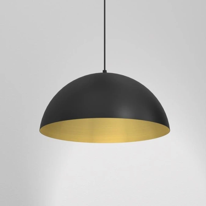 Lampa wisząca BETA BLACK/GOLD 1xE27 45cm MLP7973 Milagro - obrazek 3
